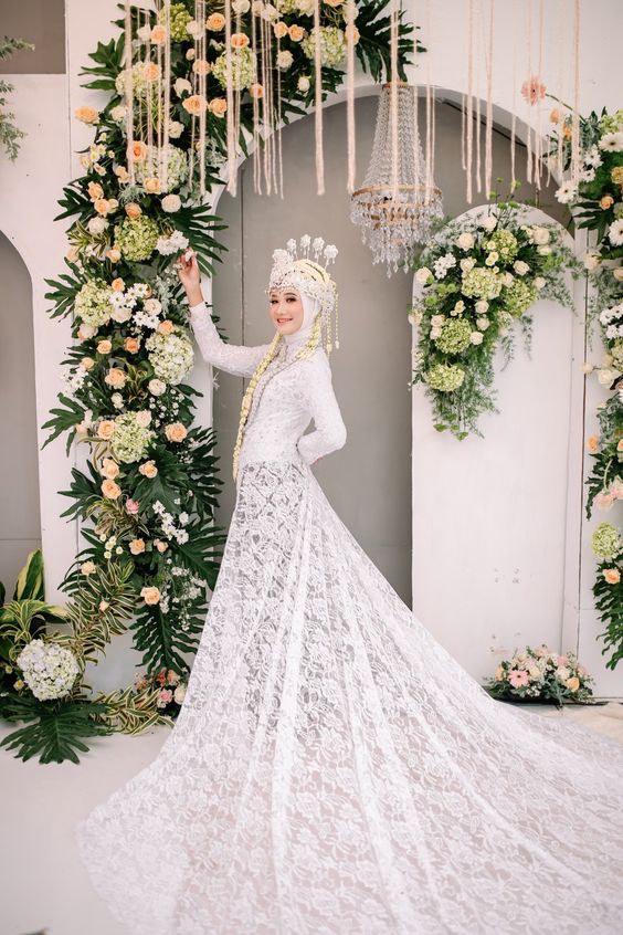 Wedding dress muslimah simple