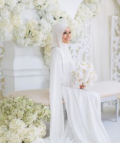 baju pengantin hijab