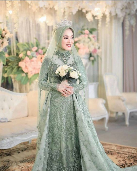 wedding dress hijab malaysia 1