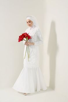 wedding dress hijab