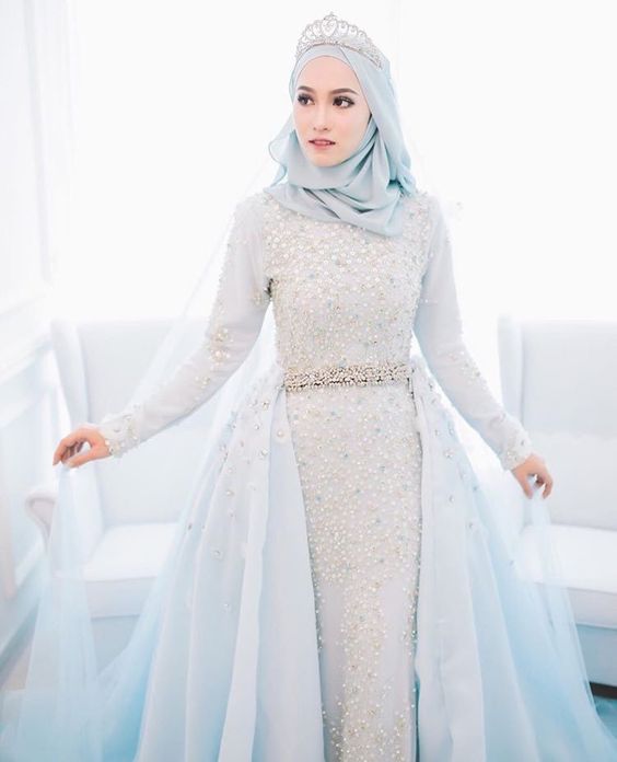 wedding dress muslimah malaysia 2