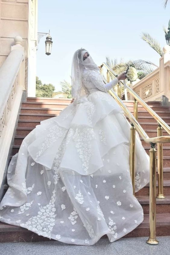 wedding dress purdah