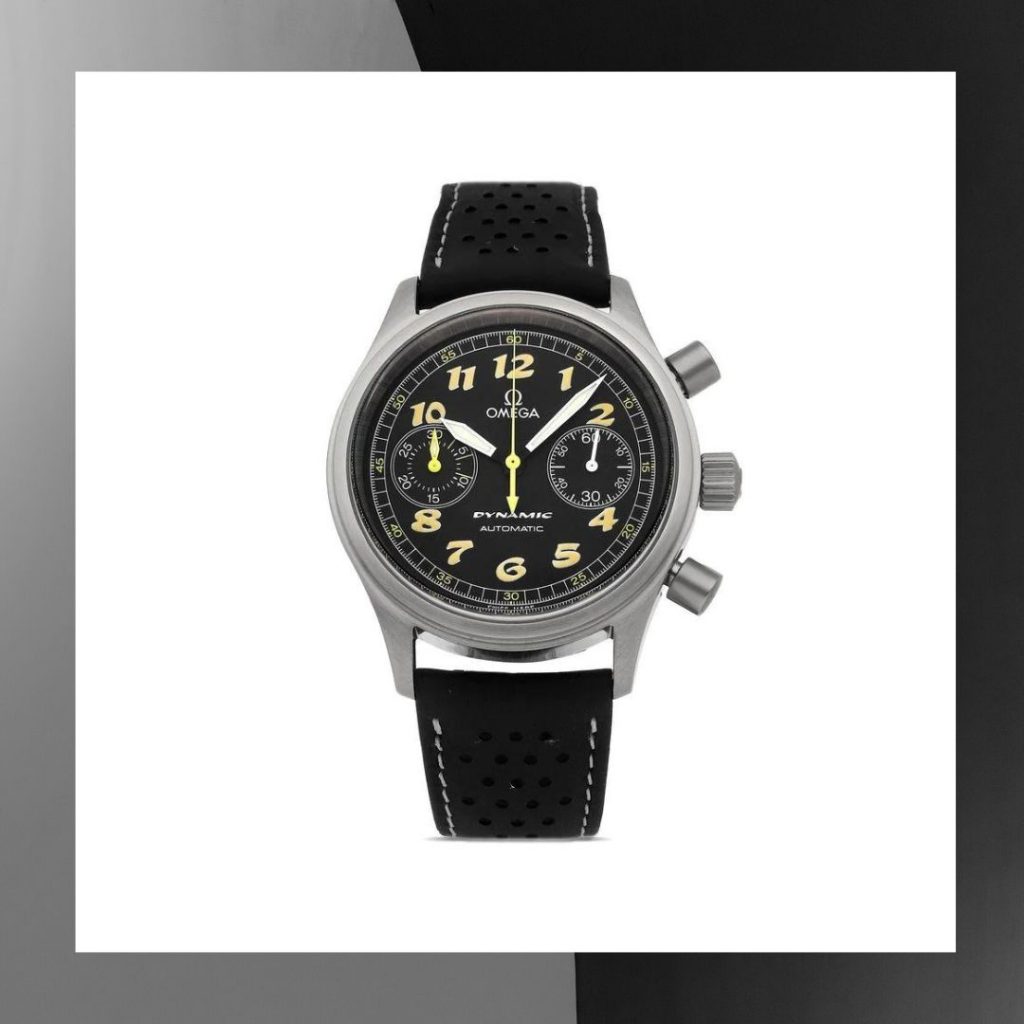 imej jam tangan lelaki Omega Vintage Dynamic Chronograph III