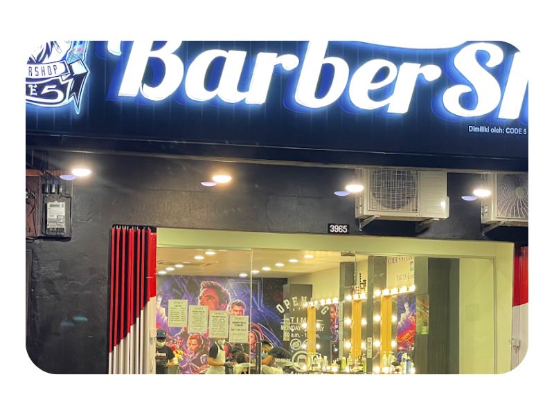 Code 5 Barbershop Rasah