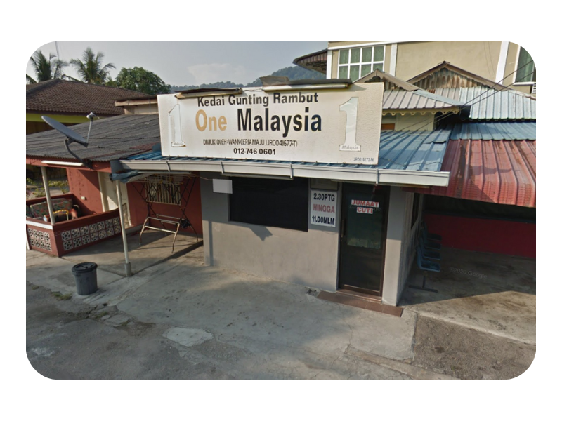 Kedai Gunting Rambut One Malaysia