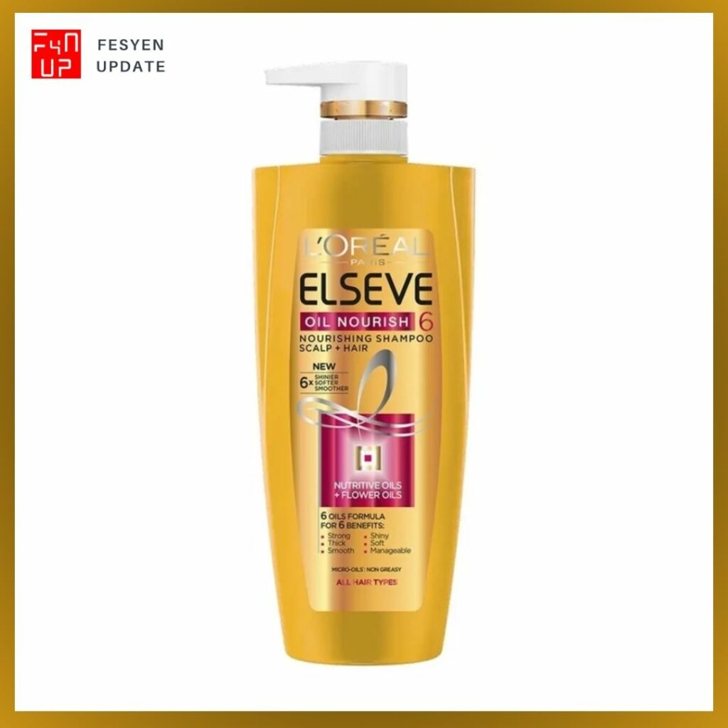 Imej syampoo untuk rambut gugur L'Oreal Paris Elseve 6 Oil Nourish Shampoo productnation