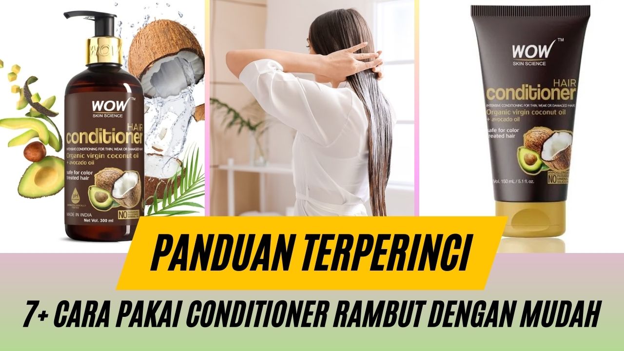 Cover Cara Pakai Conditioner Rambut