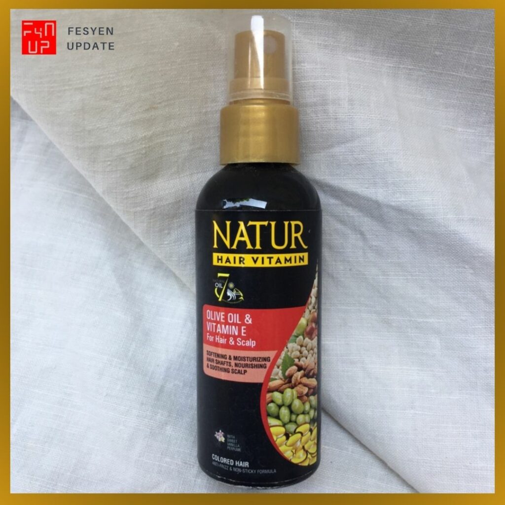 Imej Minyak rambut untuk rambut kering NATUR Hair Vitamin Olive Oil