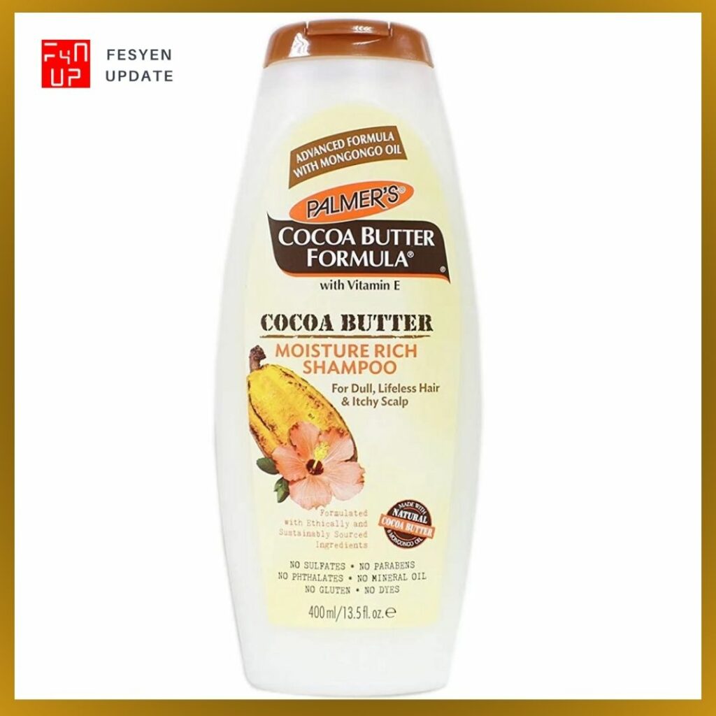 Imej Shampoo organik untuk rambut gugur Palmers Cocoa Butter Formula with Vitamin E Moisture Rich Shampoo 1