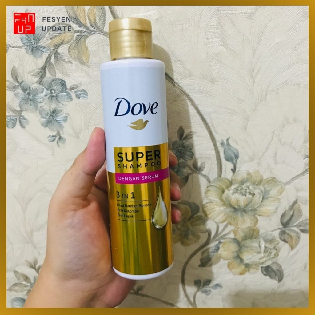 Imej Shampoo untuk Rambut Rebonding Dove Super Shampoo