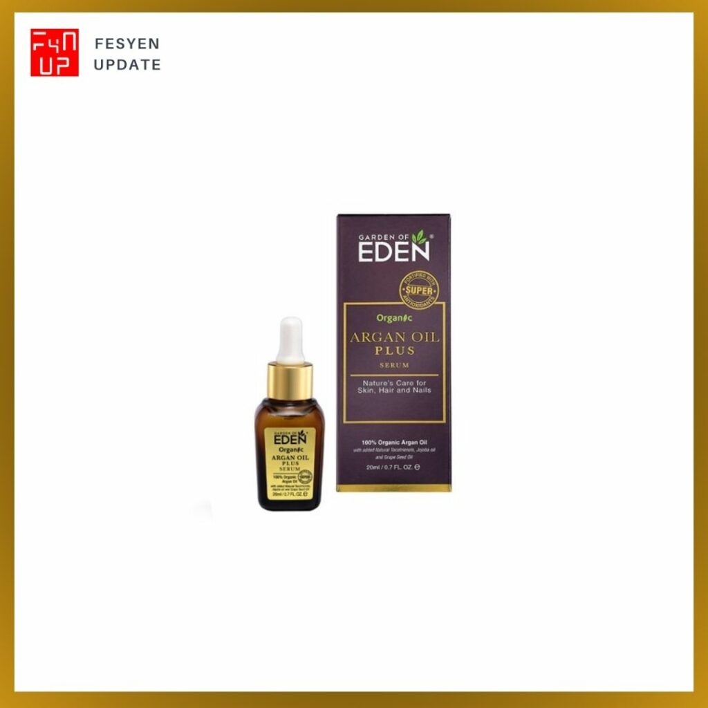 Imej Vitamin untuk Rambut Gugur Garden of EDEN Argan Oil Plus Serum