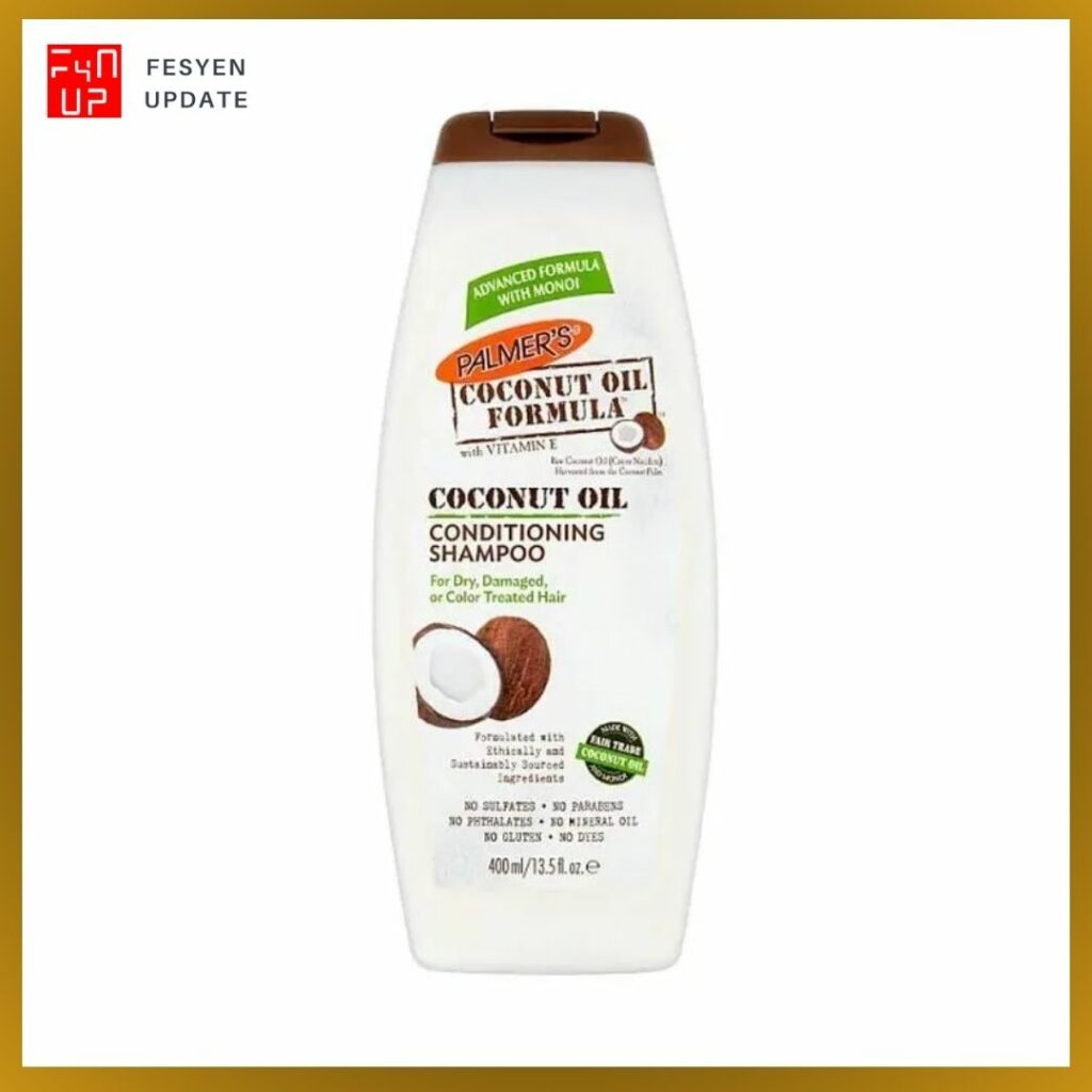 Imej produk untuk rambut kering dan mengembang Palmer’s Coconut Oil Cond Shampoo