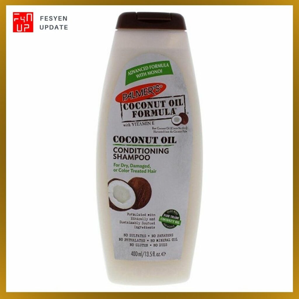 Imej shampoo organik untuk rambut gugur Palmer’s Coconut Oil Conditioning Shampoo