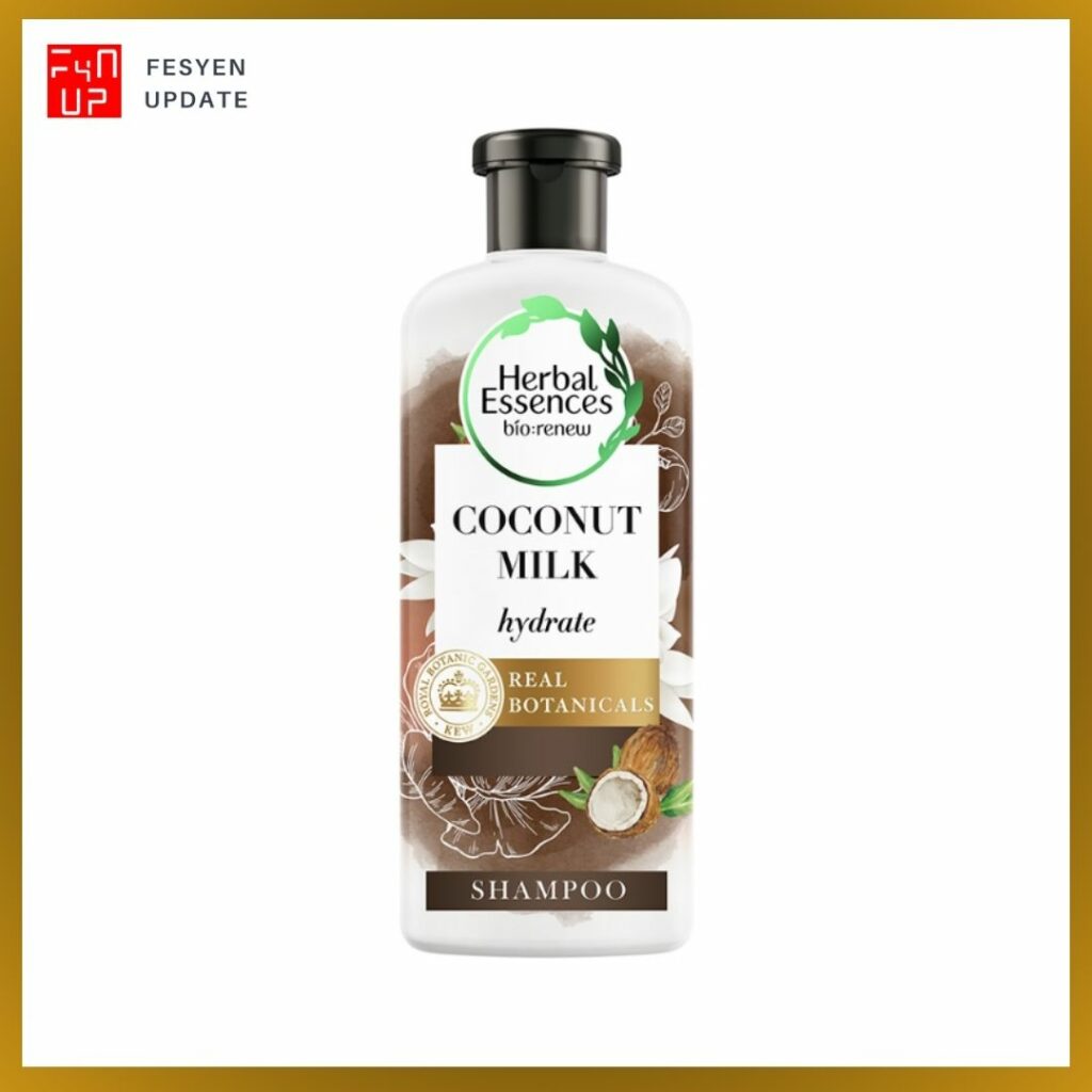Imej shampoo rambut kering Herbal Essence BioRenew Coconut Milk Shampoo