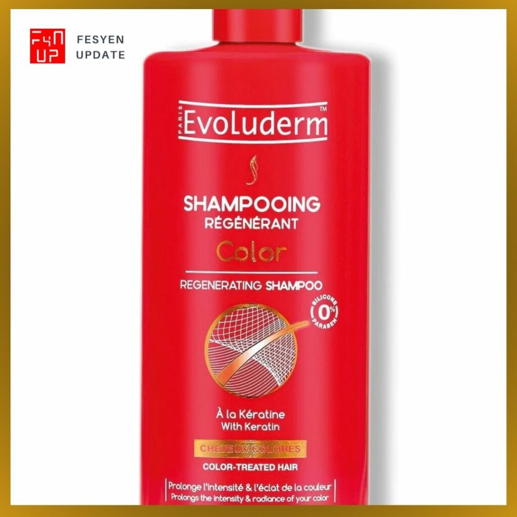 Imej shampoo untuk rambut berwarna Evoluderm Shampooing Regenerant Color