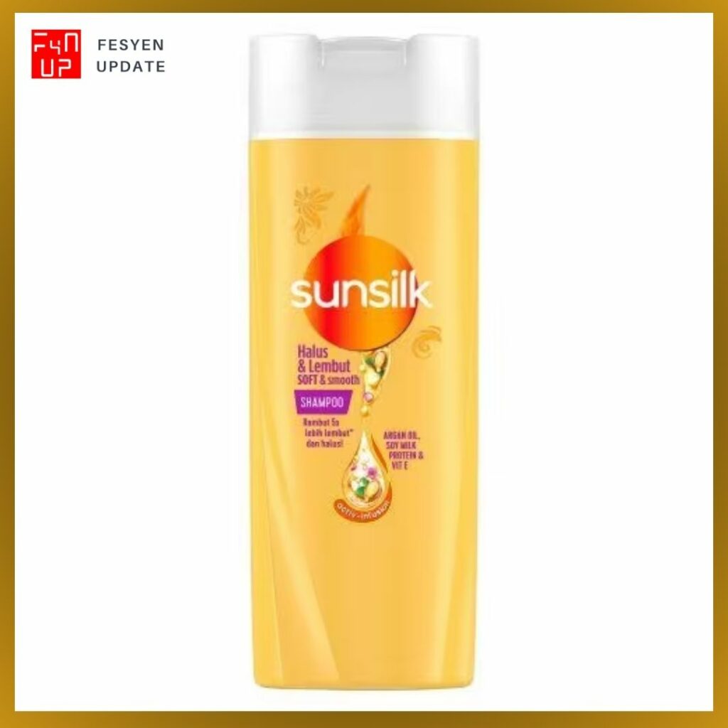Imej shampoo untuk rambut kering dan gugur Sunsilk Soft Smooth Shampoo