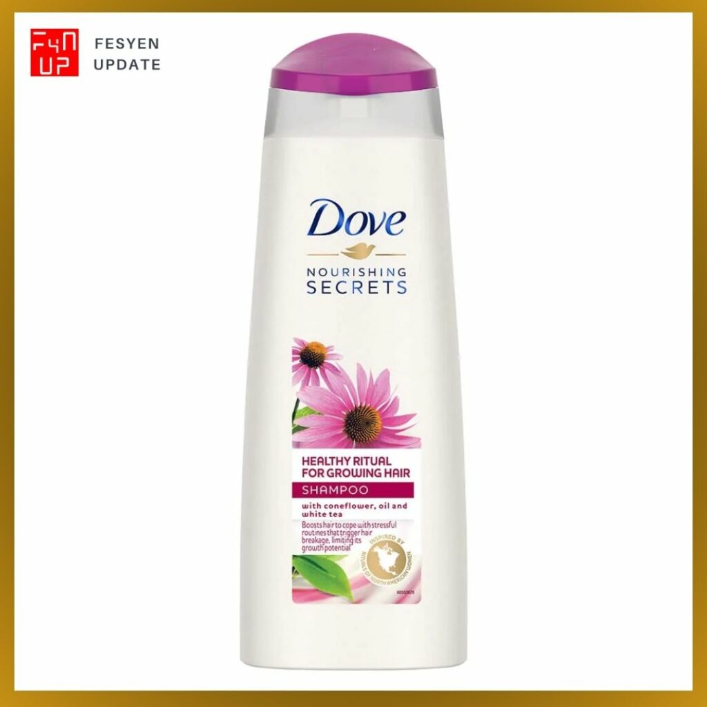 Imej shampoo untuk rambut rebonding Dove Hair Growth Ritual Shampoo